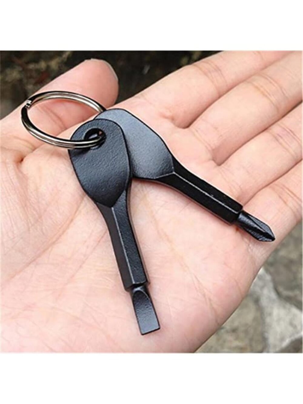 Screwdriver Keychain Pocket Repair Tool Multi Mini Cool Gadgets for Men Small